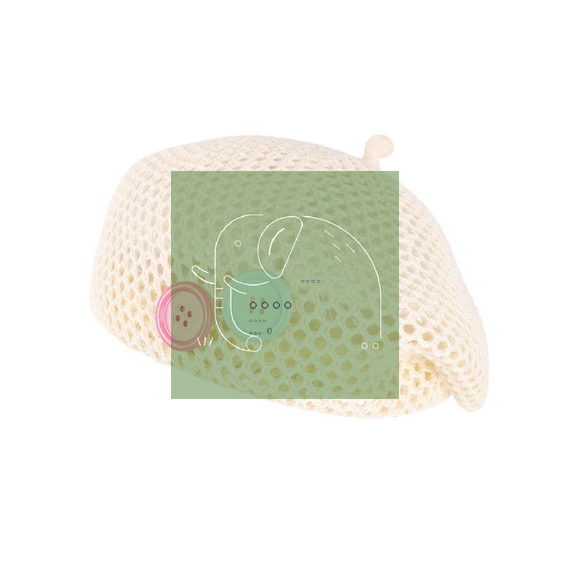 Beret French Wool - Japanese Style Straw Beret for Women