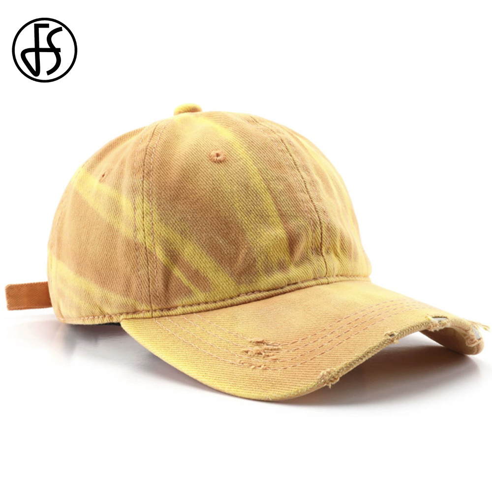Golf Cap Dad - FS Yellow Black Baseball Cap For