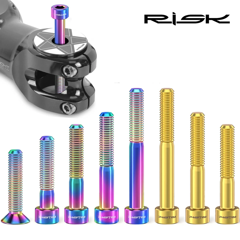 RISK Bike Titanium Bolt Screw  - Snapback Hat Flat avaliação e preço