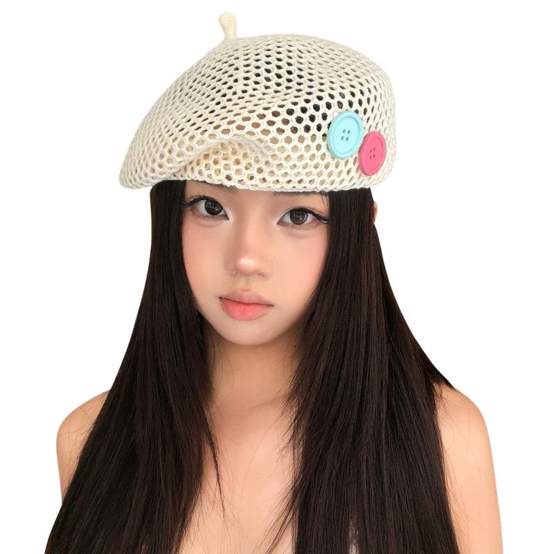 Japanese Style Straw Beret for - Beret French Wool avaliação e preço