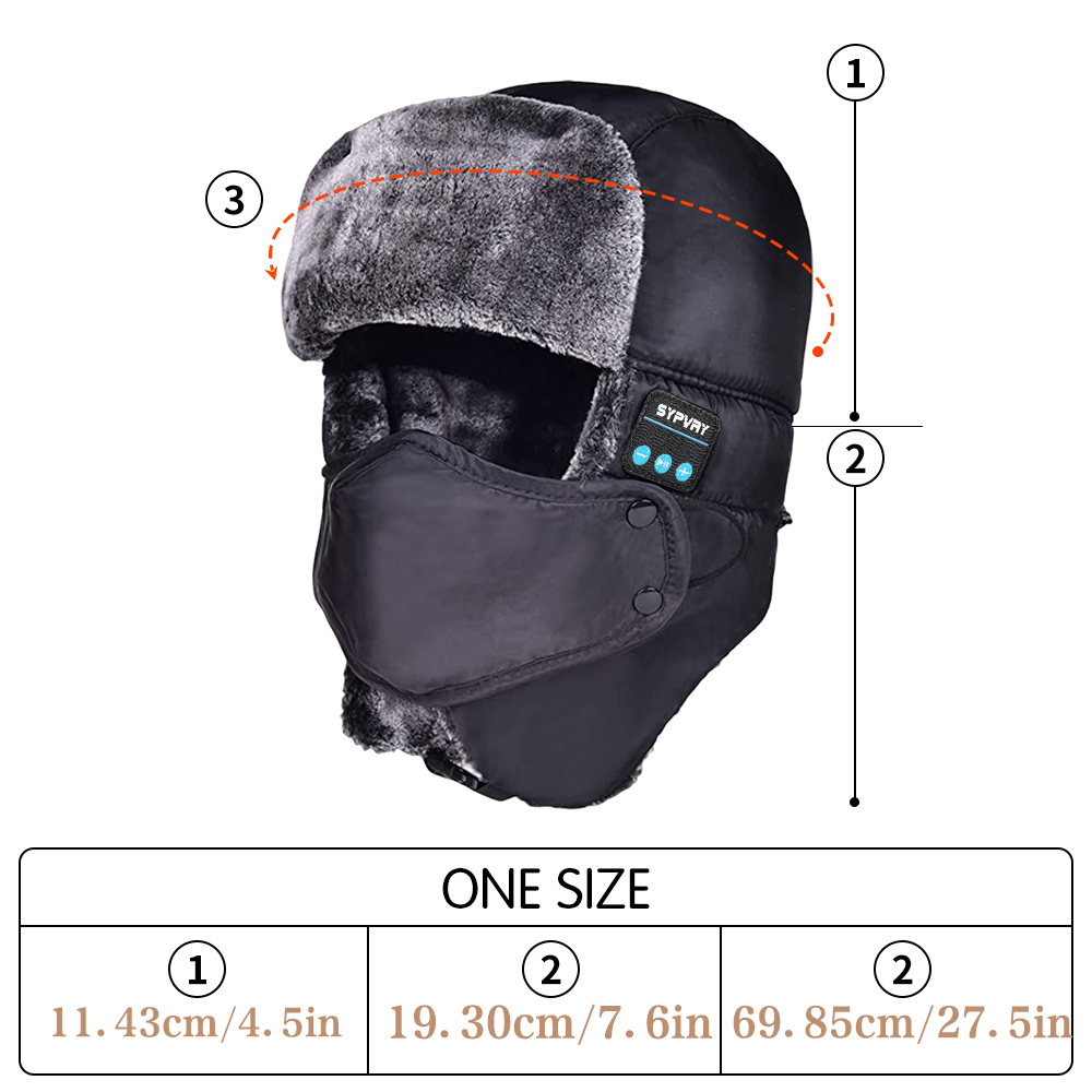 Winter Trapper Hat for Men Wom - Trapper Hat Ear Flap avaliação e preço
