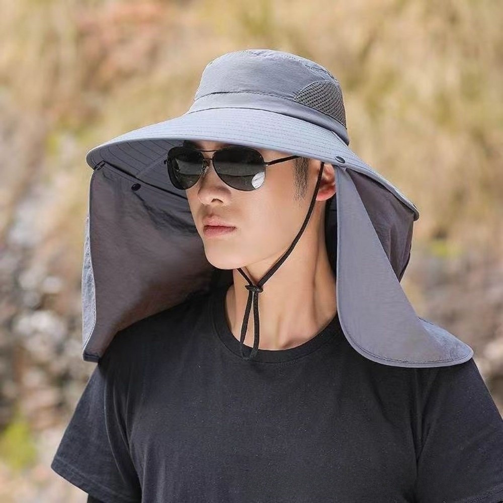 Fashion Cloth Men Sun Hat Big  - Visor Sun Hat avaliação e preço