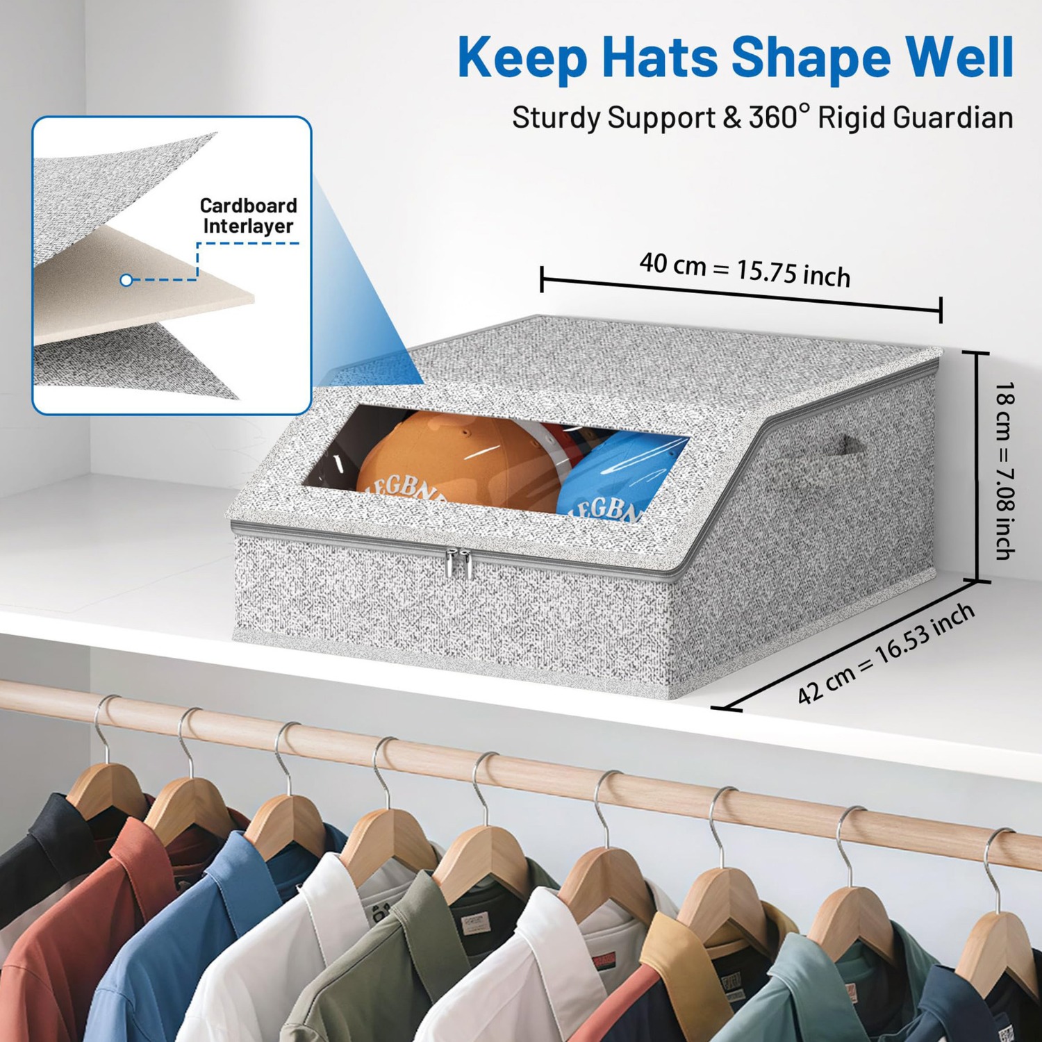 Large Capacity Double Row Hat  - Baseball Cap Structured avaliação e preço