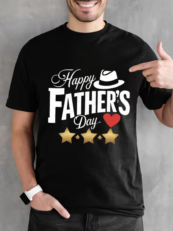 Happy Father's Day Men's Black - Dad Hat Cotton avaliação e preço