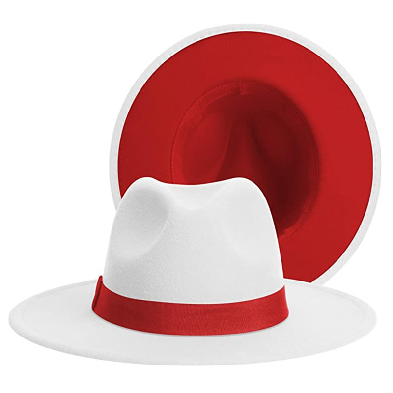 Women Winter Classic Patchwork - Fedora Hat Wool avaliação e preço