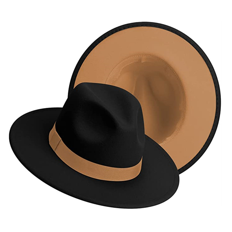 Women Winter Classic Patchwork - Fedora Hat Wool avaliação e preço