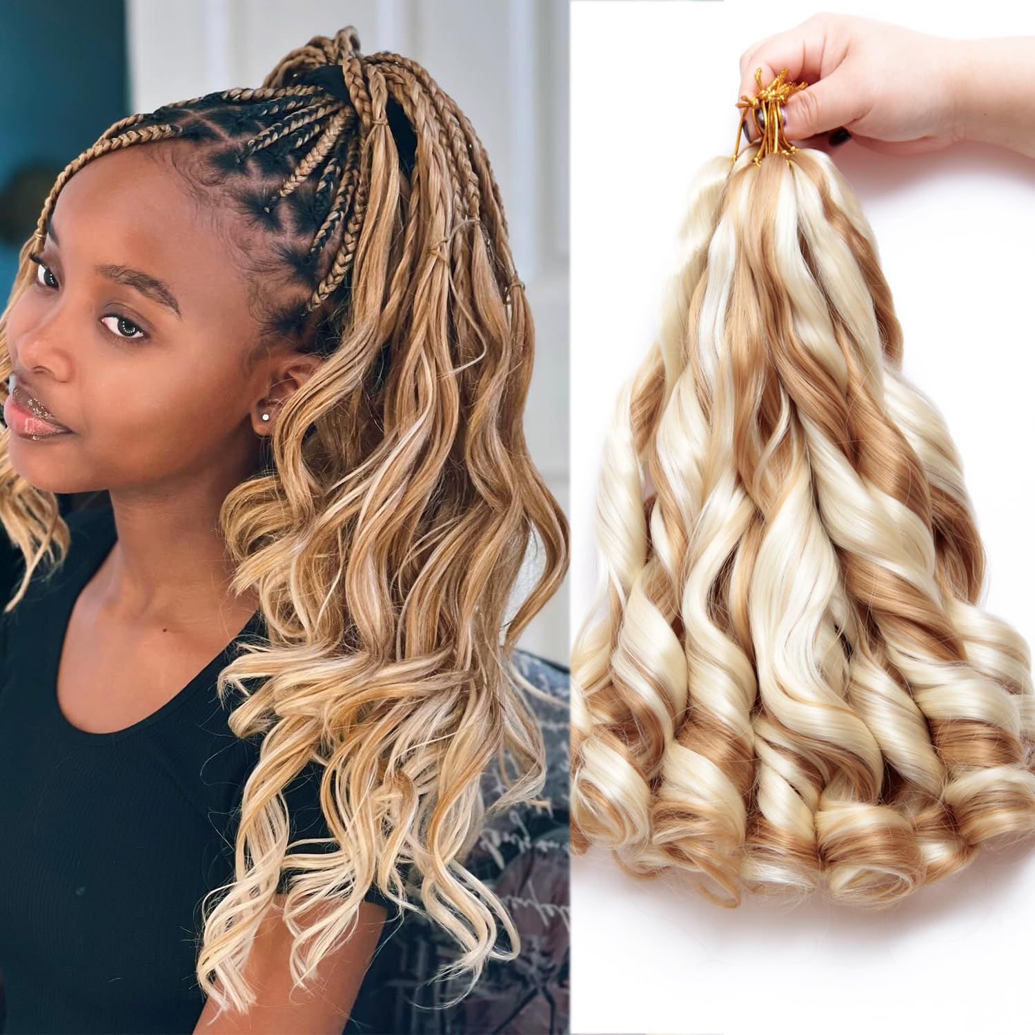 French Curly Braiding Hair 8 P - Beret French Wool avaliação e preço