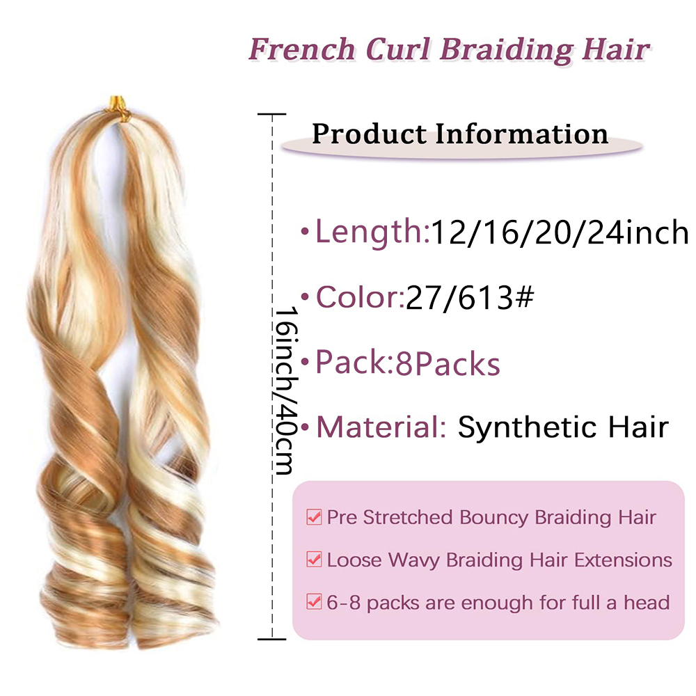 French Curly Braiding Hair 8 P - Beret French Wool avaliação e preço