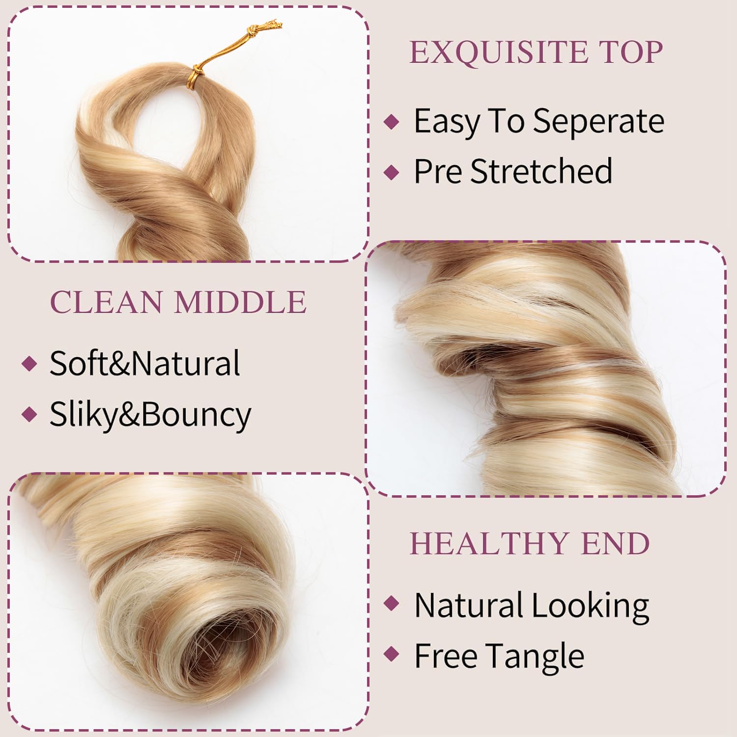 French Curly Braiding Hair 8 P - Beret French Wool avaliação e preço