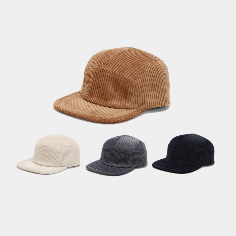 Corduroy 5-Panel Camp Cap Adju - Corduroy Cap 5 Panel avaliação e preço