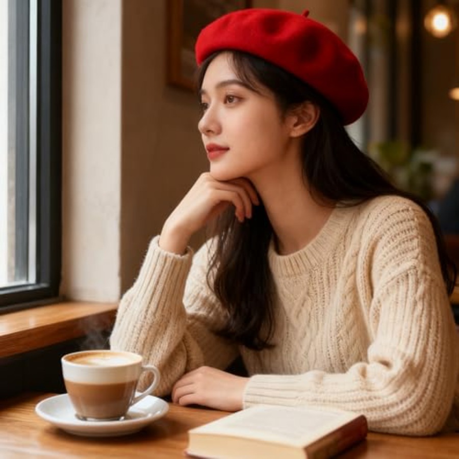 Women Classic French Beret Hat - Beret French Wool avaliação e preço