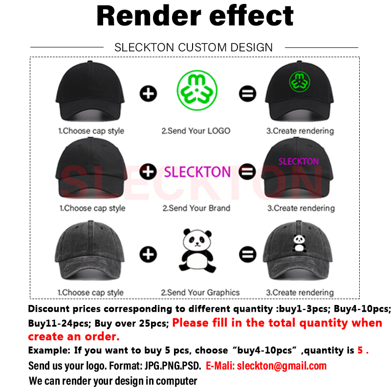 SLECKTON Custom Logo Baseball  - Baseball Cap Structured avaliação e preço