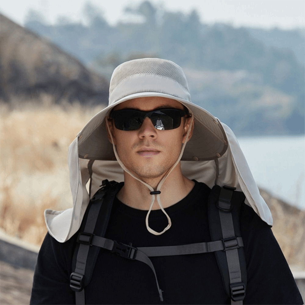 Fashion Cloth Men Sun Hat Big  - Visor Sun Hat avaliação e preço