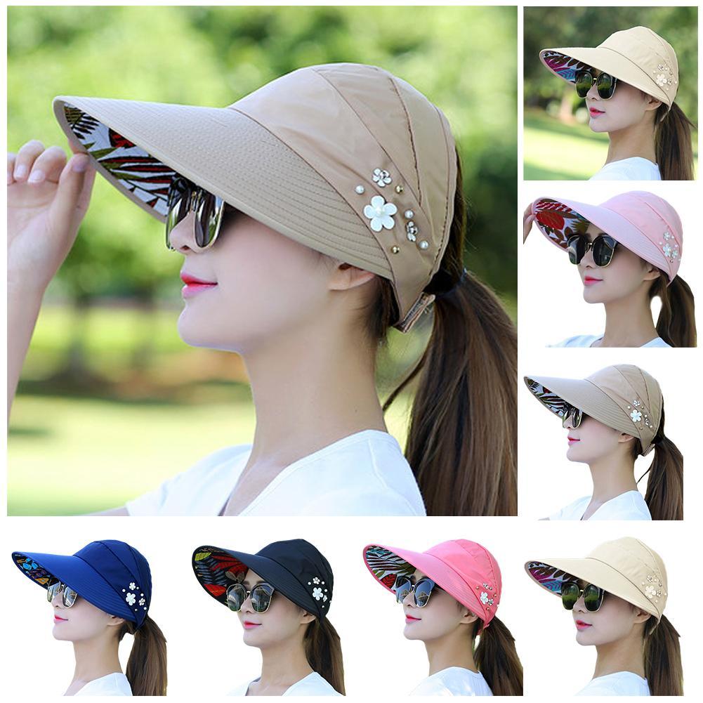 Sun Hat Polyester Wide Brim Fo - Sun Hat Wide Brim avaliação e preço