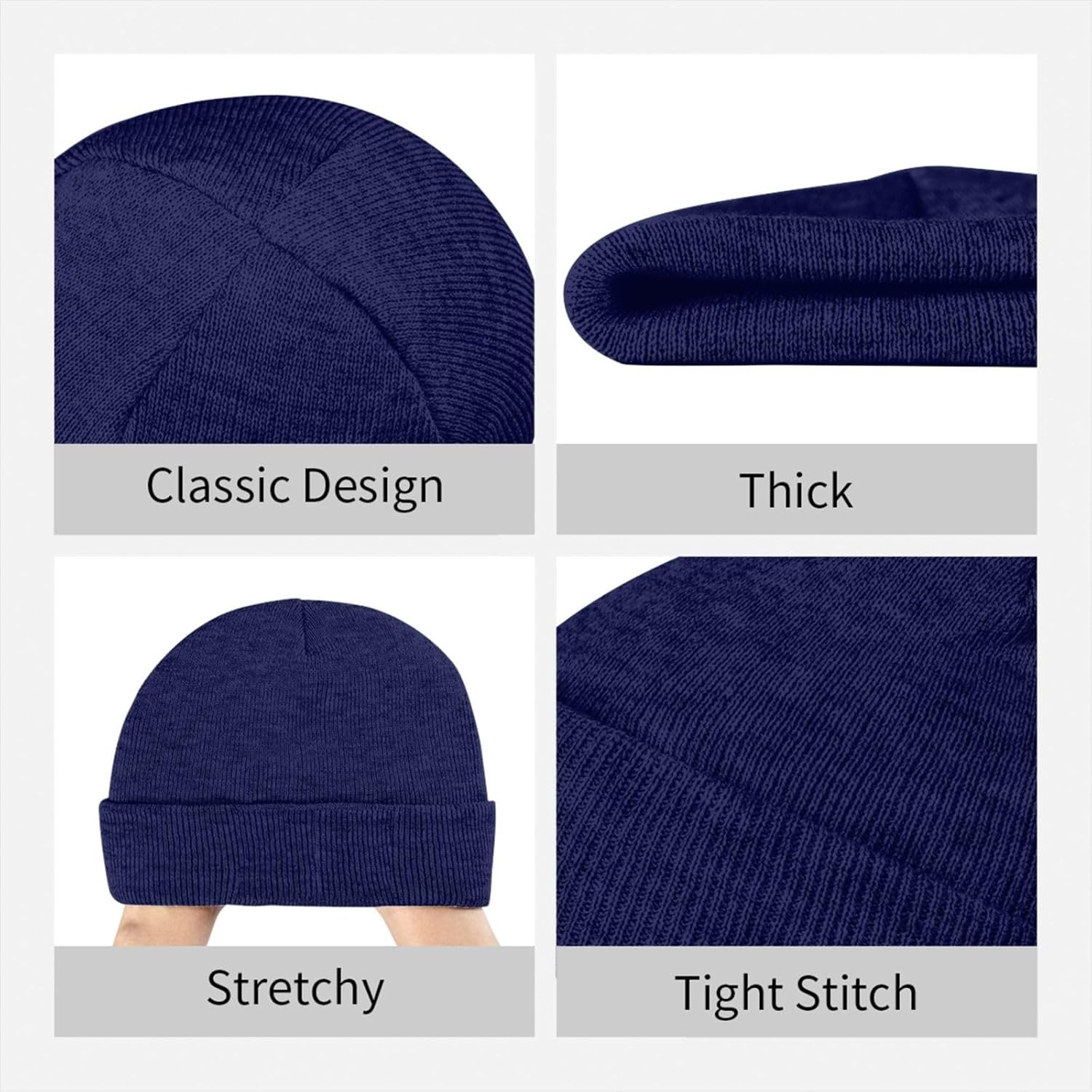 There is Always Something to B - Beanie Cuffed Knit avaliação e preço