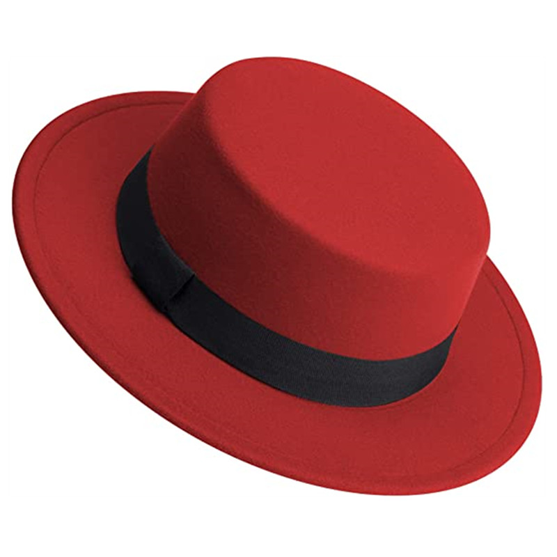 Men Women White Fedora Hat Fla - Fedora Hat Wool avaliação e preço