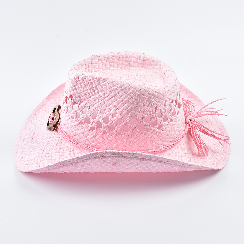 Summer Western Style Straw Hat - Cowboy Hat Straw avaliação e preço