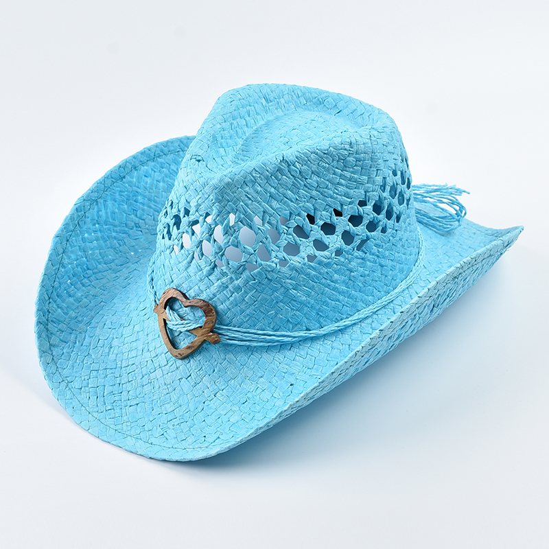 Summer Western Style Straw Hat - Cowboy Hat Straw avaliação e preço