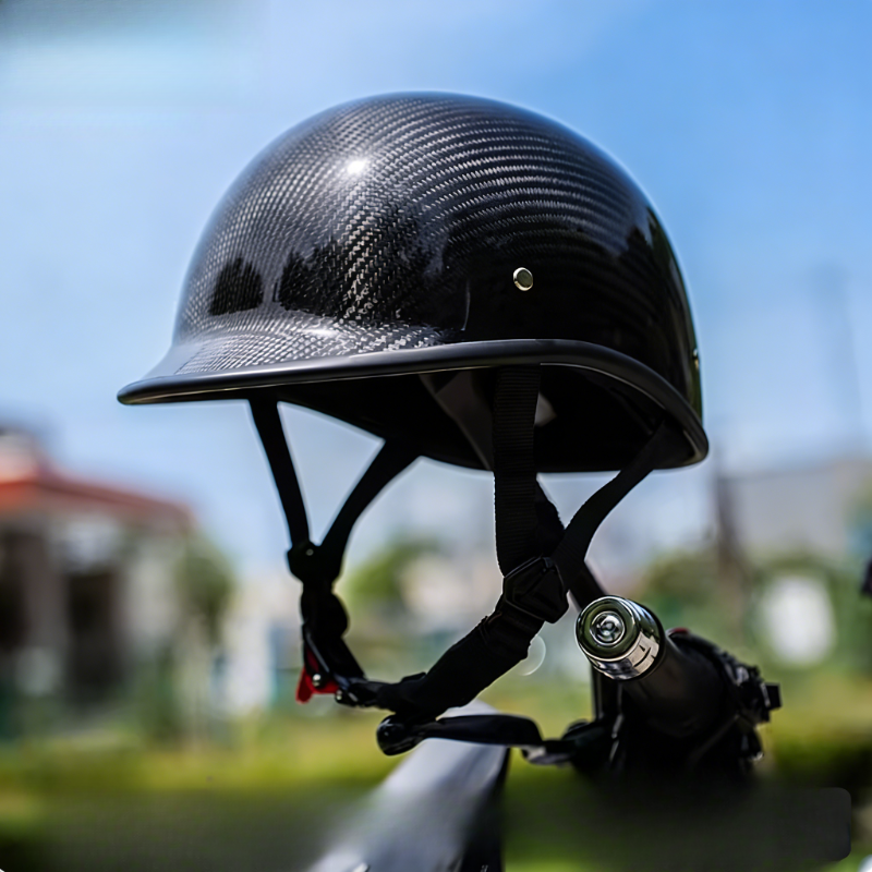 Lightweight Carbon Fiber Half  - Skull Cap Helmet Liner avaliação e preço