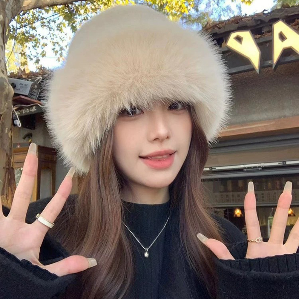 Furry Hats For Women, Autumn/W - Winter Trapper Hat avaliação e preço