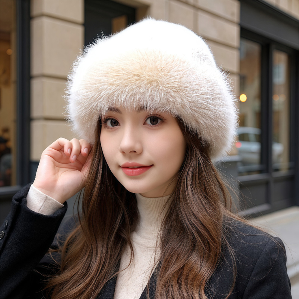 Furry Hats For Women, Autumn/W - Winter Trapper Hat avaliação e preço