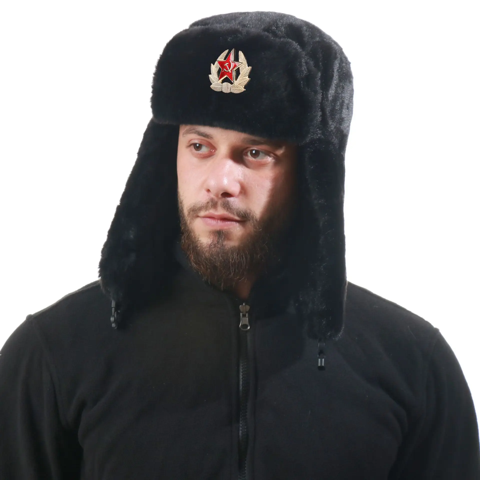 Soviet Badge Ushanka Men&Women - Trapper Hat Ear Flap avaliação e preço