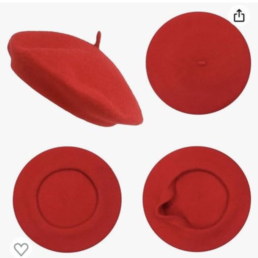 Women's Beret Hats Chic French - Beret French Wool avaliação e preço