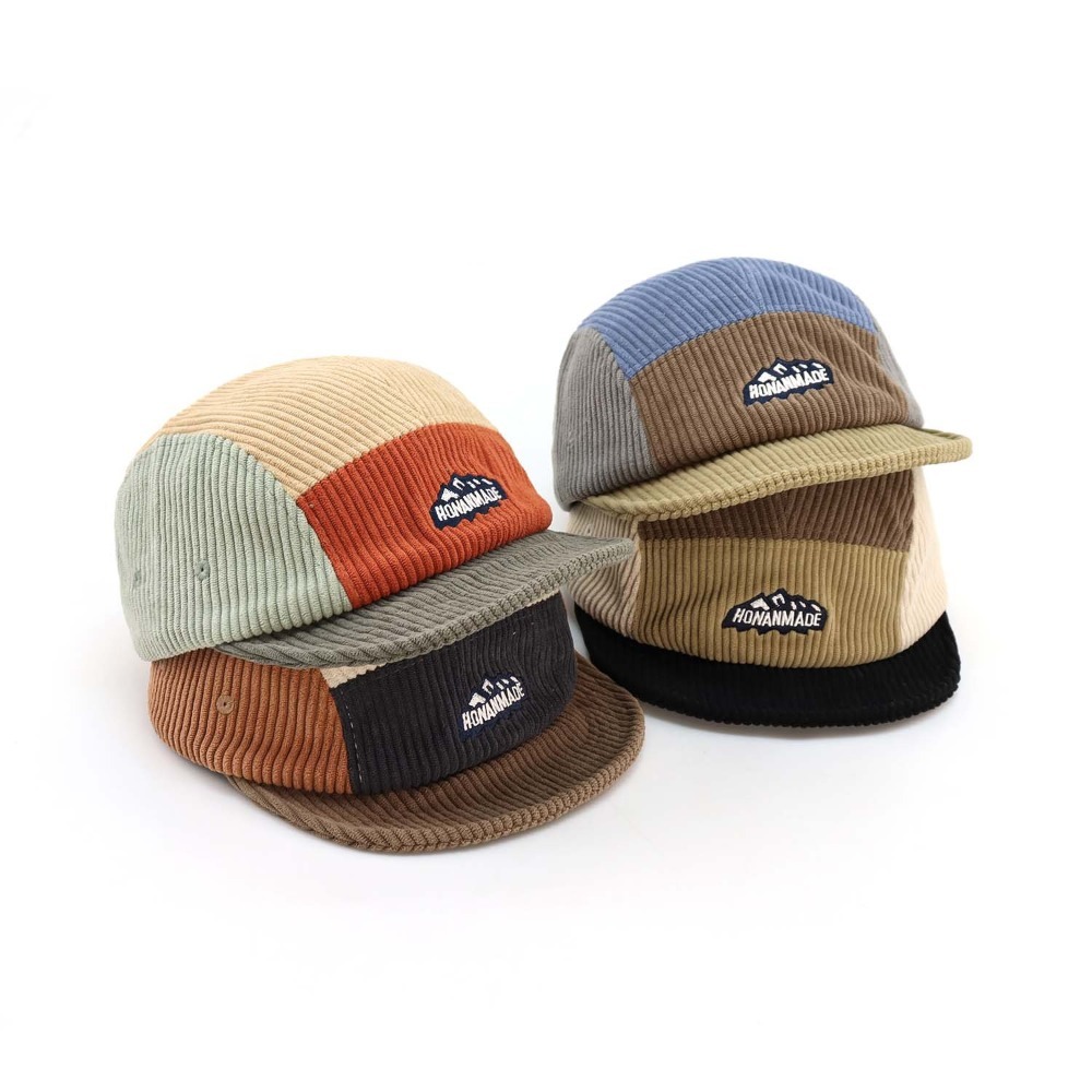 5 Panel Short Brim Cap, Vintag - Corduroy Cap 5 Panel avaliação e preço