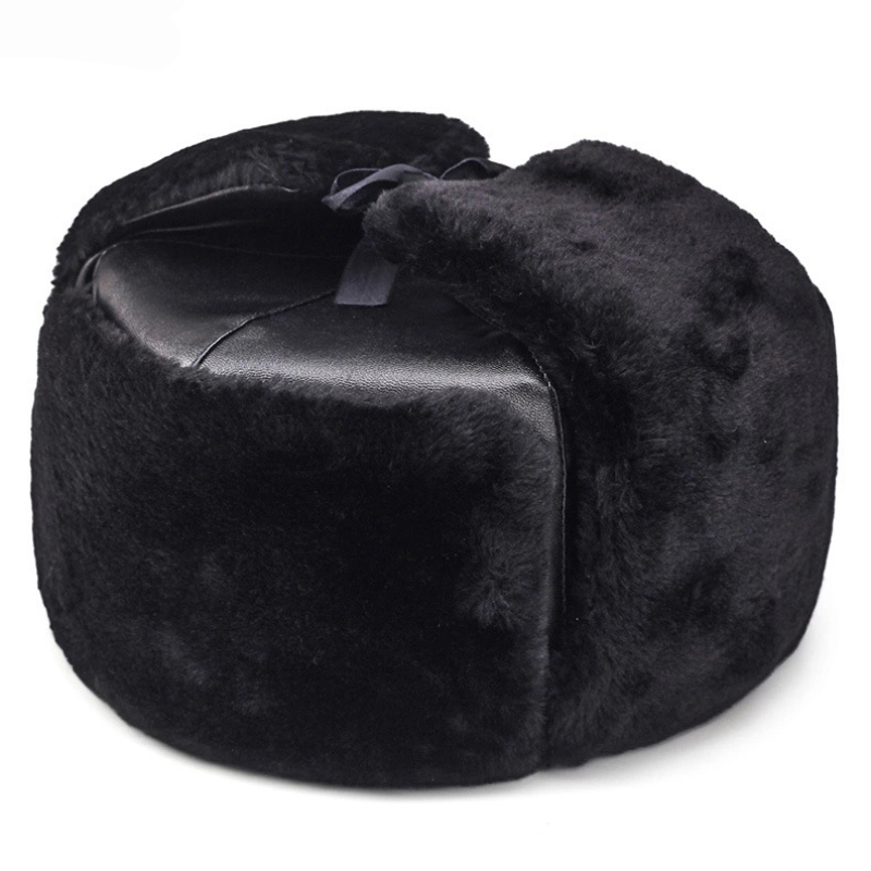 Warm Thick Russian Hat Men Arm - Trapper Hat Ear Flap avaliação e preço