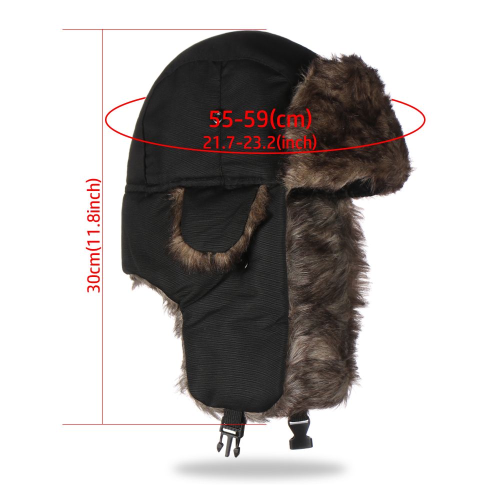 Warm Earflap Trapper Ski Hat W - Trapper Hat Ear Flap avaliação e preço