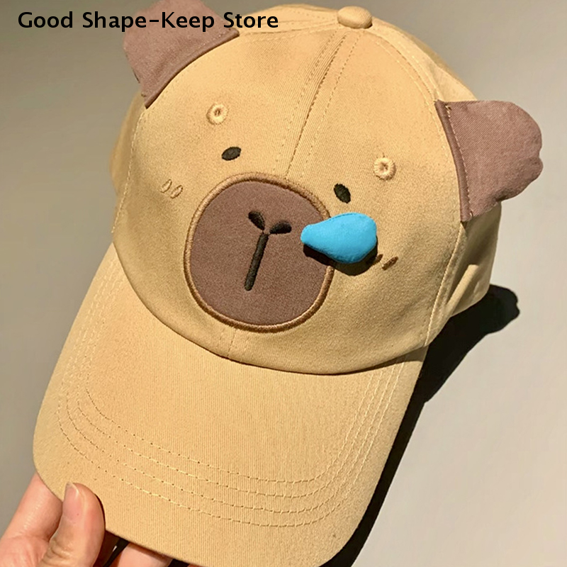 Capybara Embroidery Couple Bas - Golf Cap Dad avaliação e preço