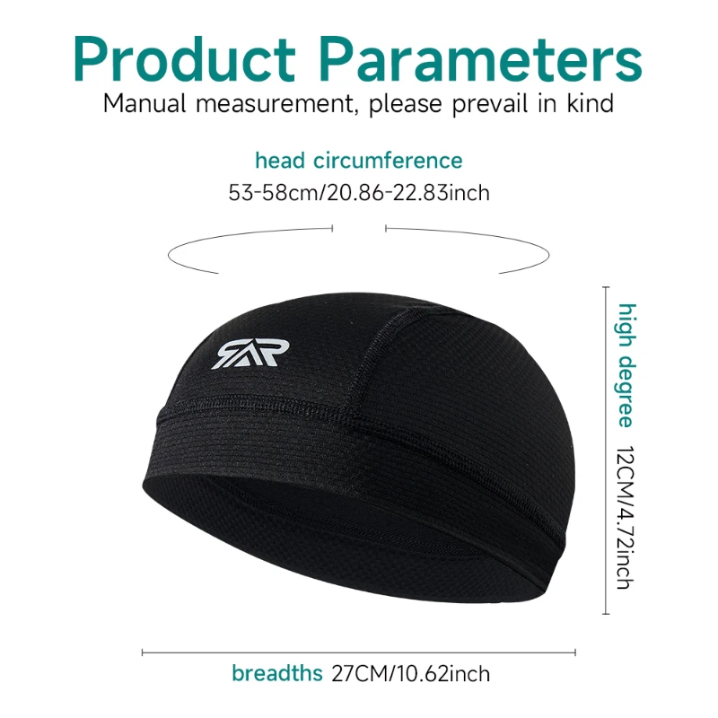 New Men's Cooling Skull Cap fo - Skull Cap Helmet Liner avaliação e preço