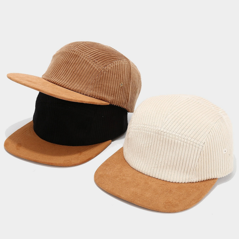 Retro Corduroy 5 Panel Cap wit - Corduroy Cap 5 Panel avaliação e preço