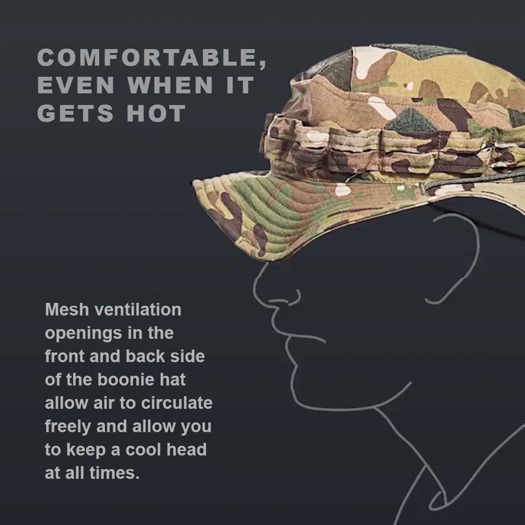 Tactical Boonie Hat for Men, O - Boonie Hat Tactical avaliação e preço