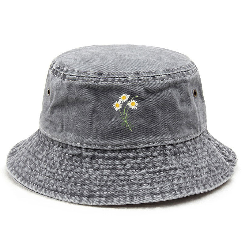 Customize Flower Cotton Washed - Bucket Hat Cotton avaliação e preço