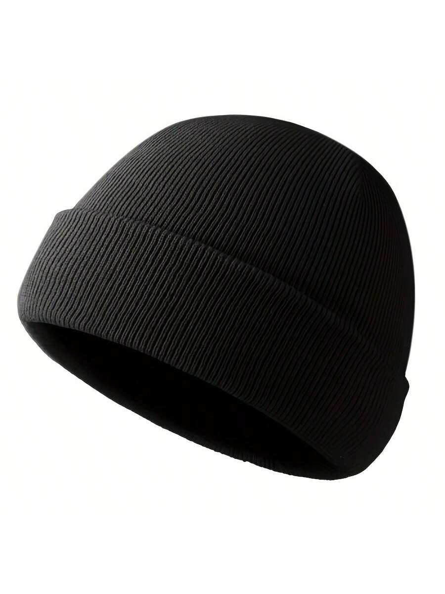 Soft Warm Knit Beanie Hat For  - Beanie Cuffed Knit avaliação e preço